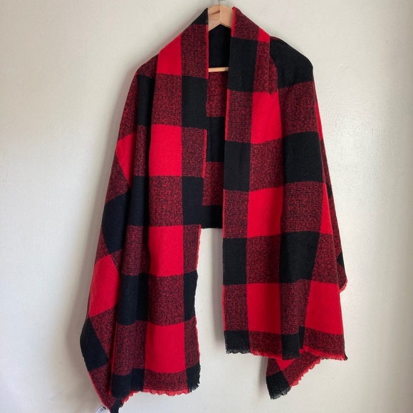New old navy plaid wrap/scarf - Picture 1 of 4